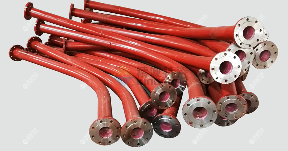 耐磨陶瓷貼片管道(小口徑)